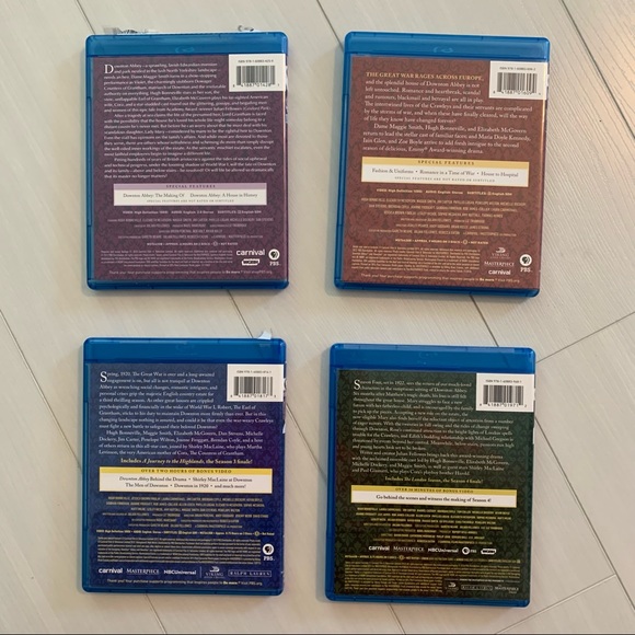 Downton Abbey Seasons 1-4 DVD Set Blu-Ray - Picture 4 of 7